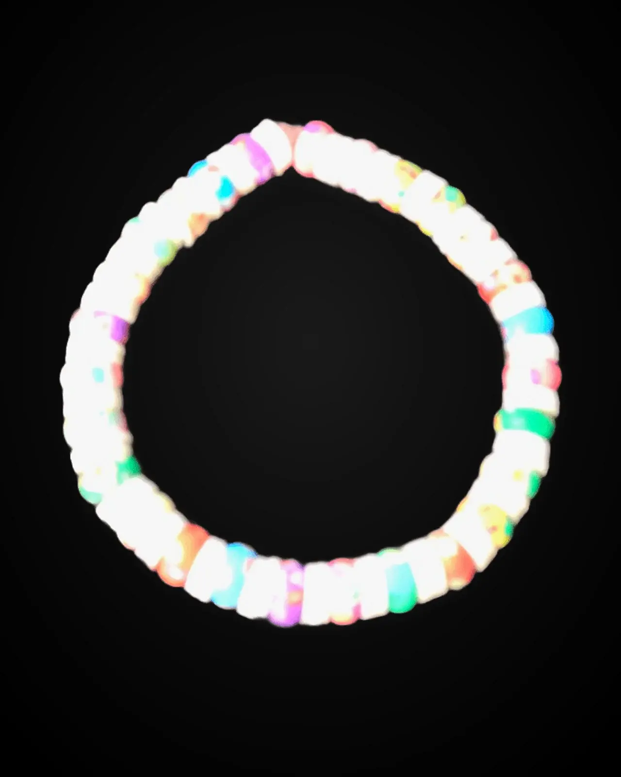 Reef Heishi — Rainbow polymer discs