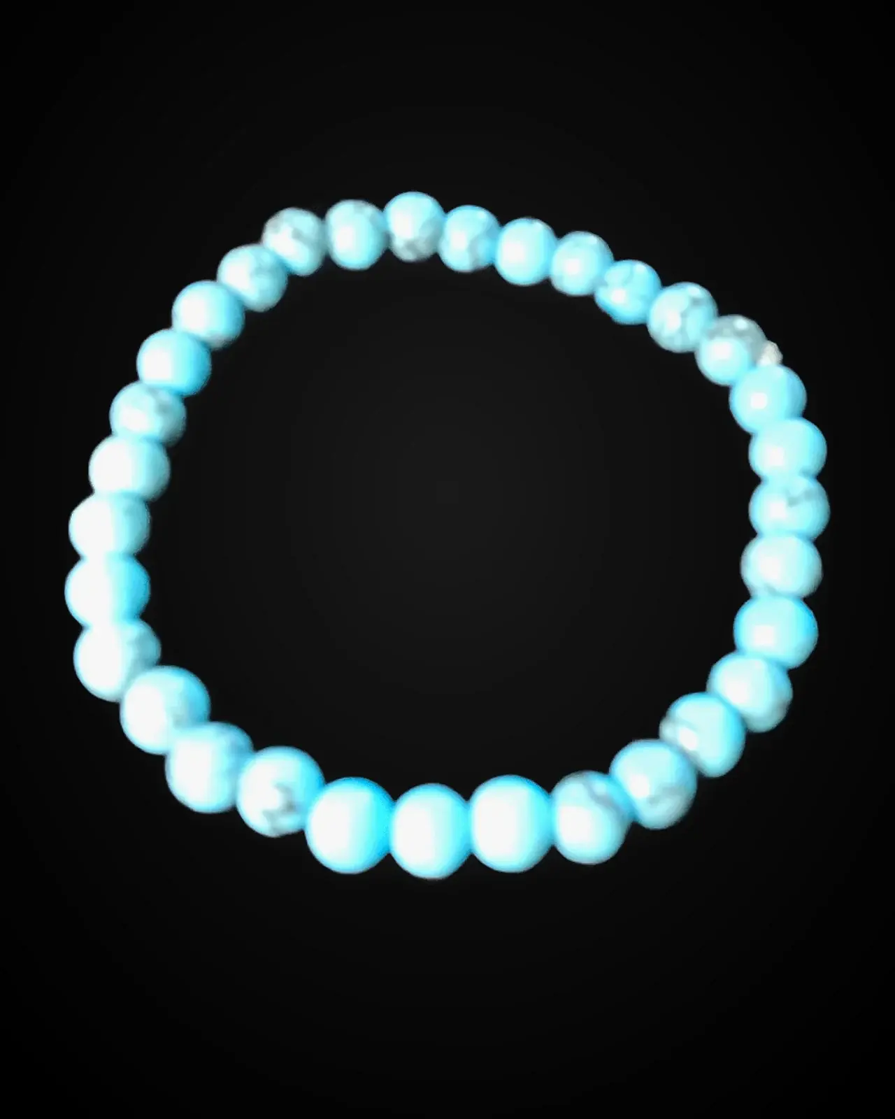 Still Water — Turquoise-toned round beads